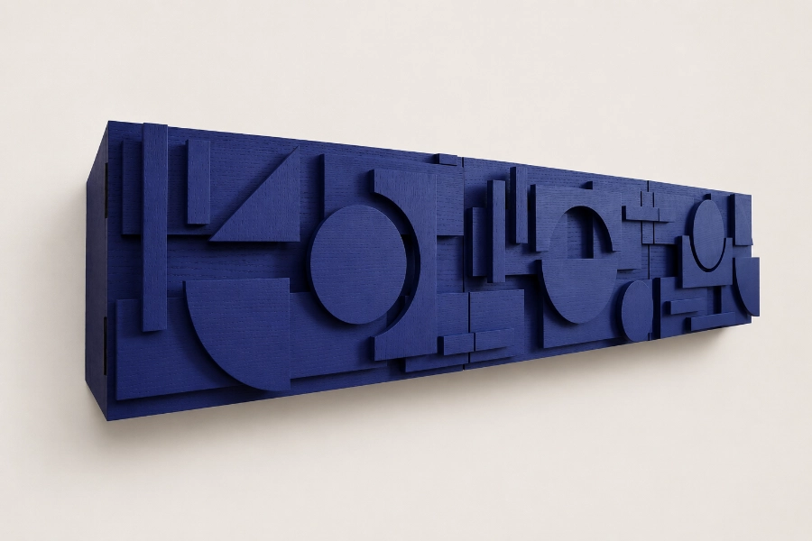Blaues Wandboard